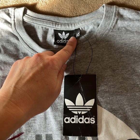 Adidas XS shirt unisex - Picture 2 of 3